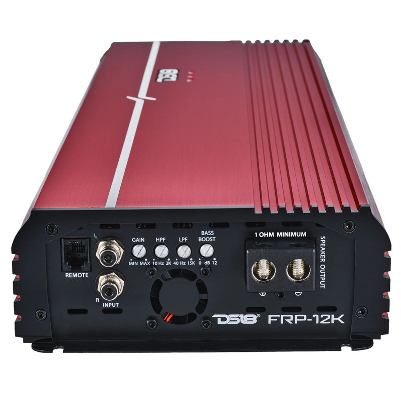 DS18 12000W RMS 1 Ohm Full-Range Class D Monoblock Amplifier FRP-12K