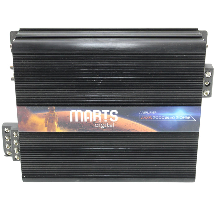 Marts Digital 4 Ch Amplifier Full Range Class D Compact 2000w 2 ohm OPEN BOX