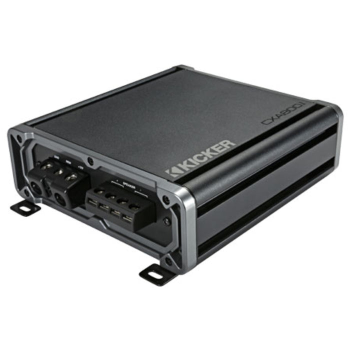 Kicker CX Series Monoblock Bass Amplifier Class D 1600W Peak 1 Ohm + Install Kit
