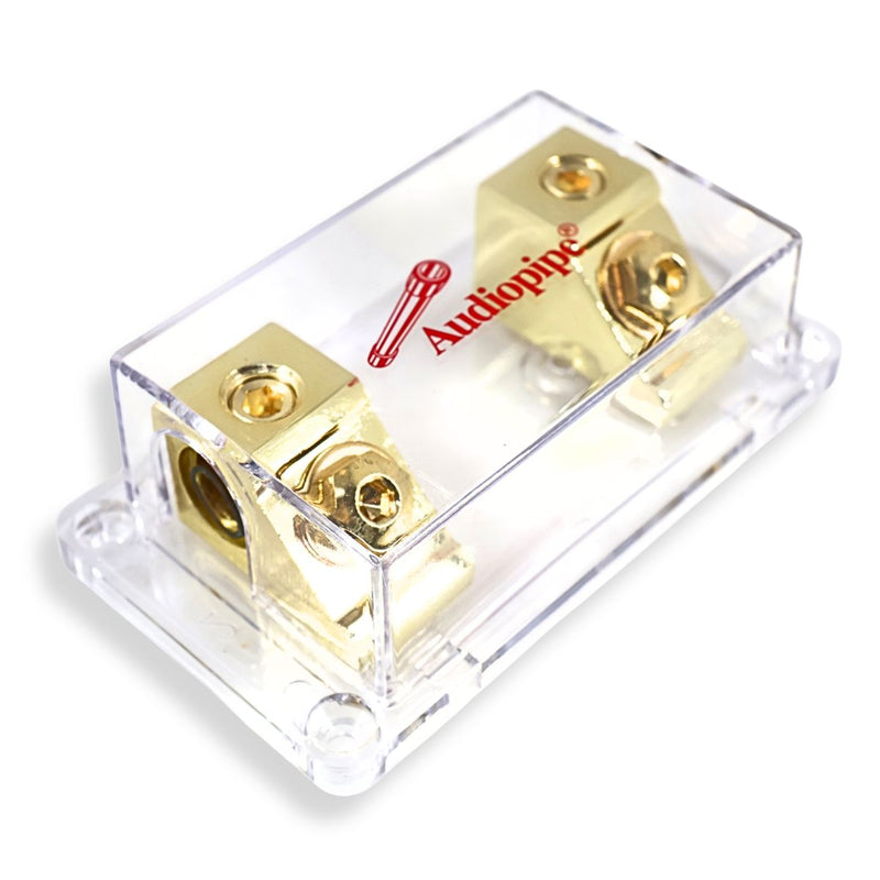 Audiopipe Heavy Duty ANL Fuse Block 0 to 4 AWG 500A Capacity CQ-1111