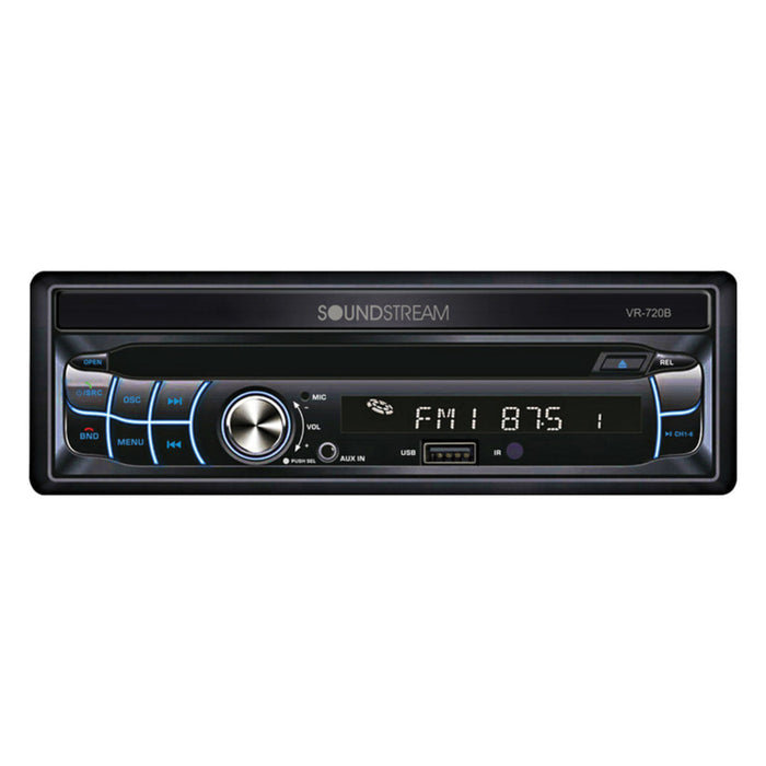 Flip-Up 7" DVD/CD Car Stereo with Bluetooth Streaming Soundstream VR-720B