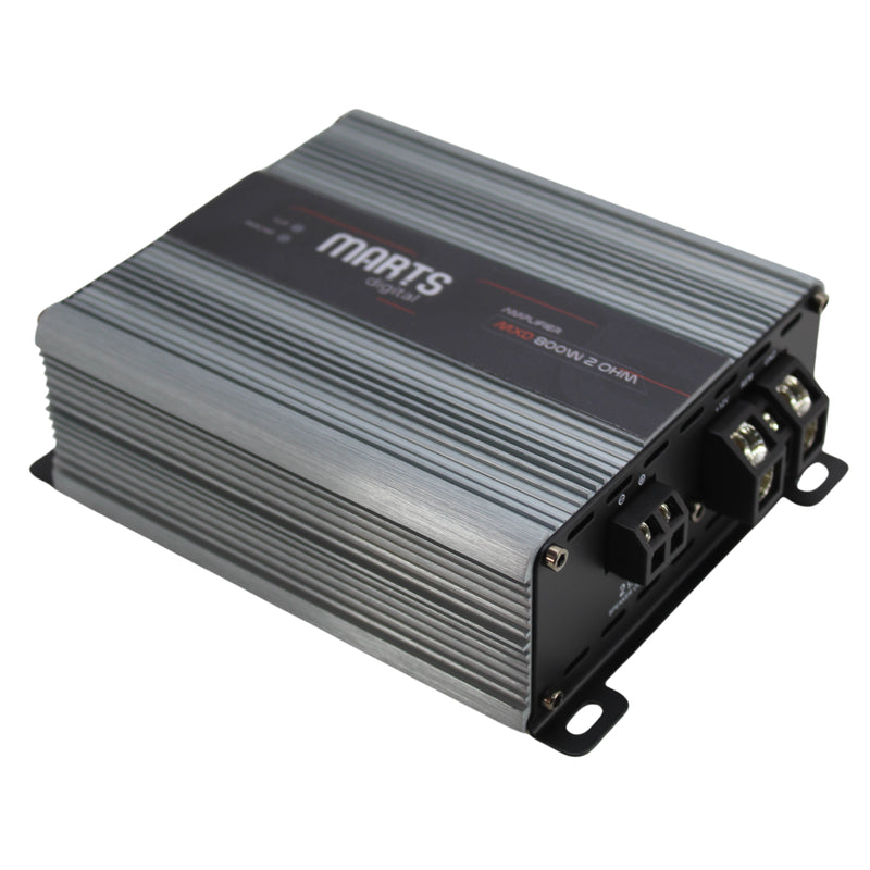 Marts Digital MXD Series Monoblock Full Range 800W 2 Ohm Amplifier MXD-800-2-V2