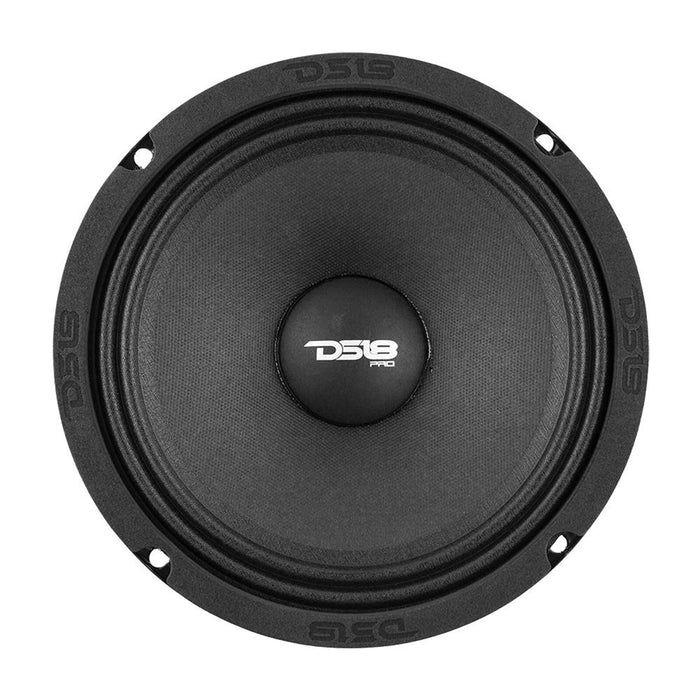 DS18 PRO 8" Mid-Range Speaker 400 Watt 4 Ohm with Ultra Slim Neodymium Magnet