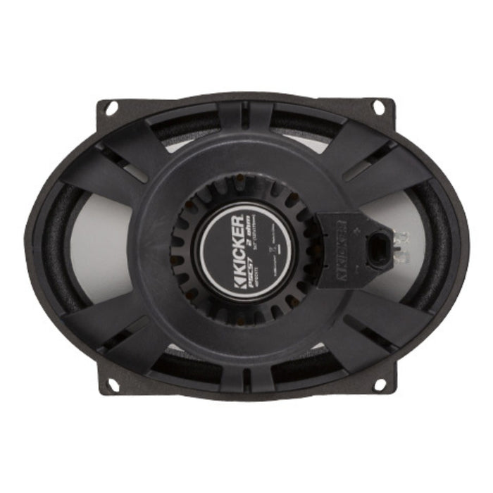 Kicker 5" x 7" 120W 4Ohm Coaxial Waterproof Harley Powersports Speakers 48PSC574