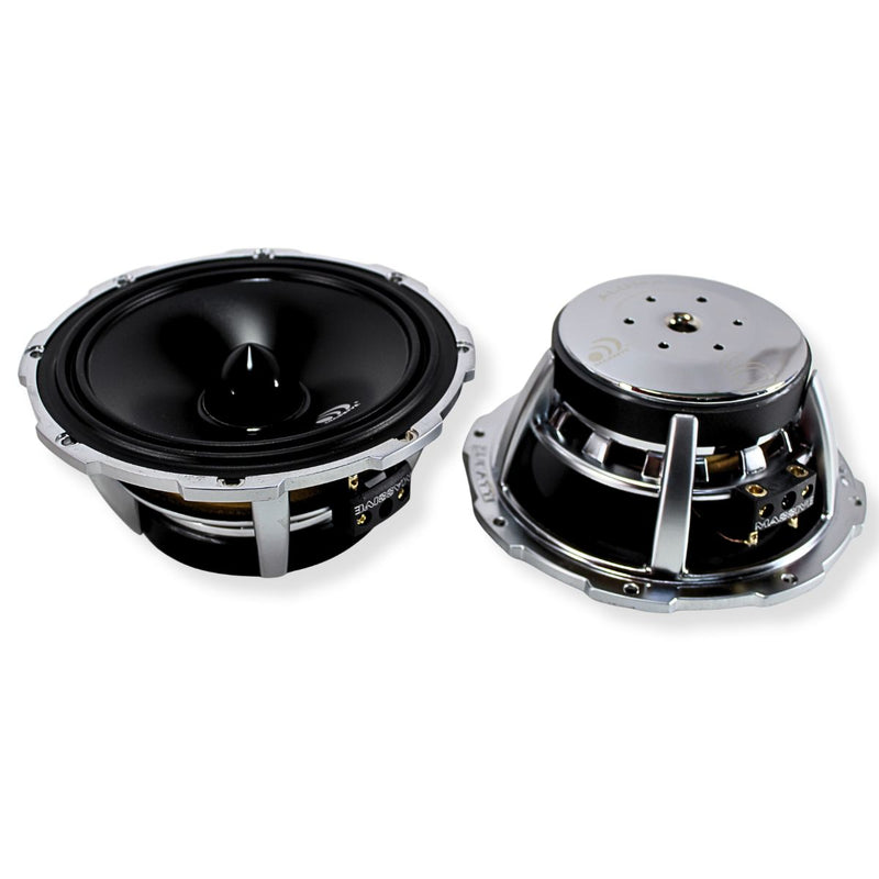Pair of Massive Audio 6.5" 2-Ohm 150 Watts RMS Component Speakers