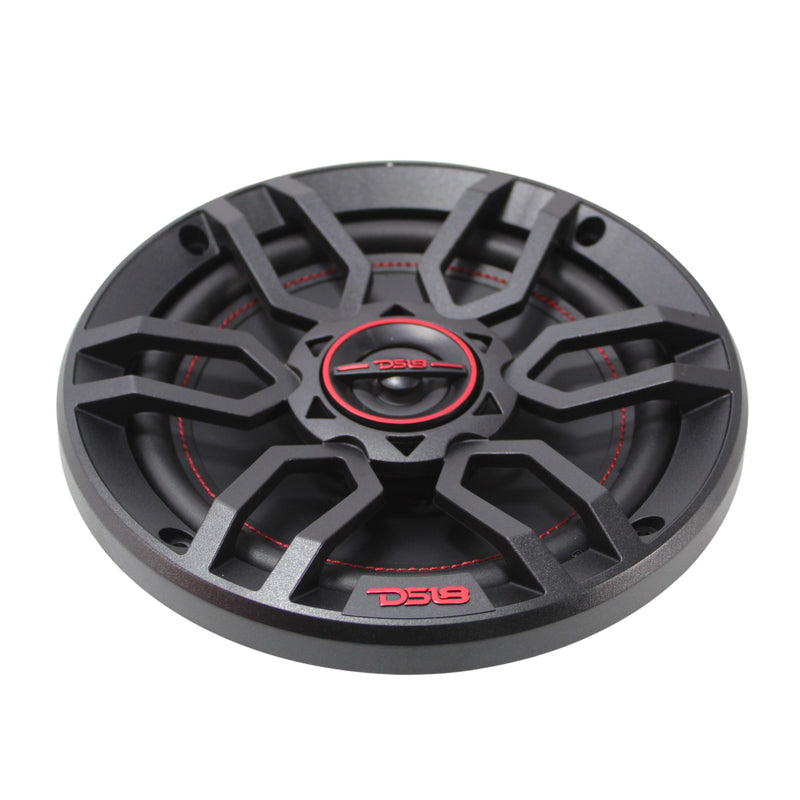 DS18 6.5" 50 Watt RMS 4 Ohm 2-Way Car Audio Coaxial Speaker Pair G6-5Xi