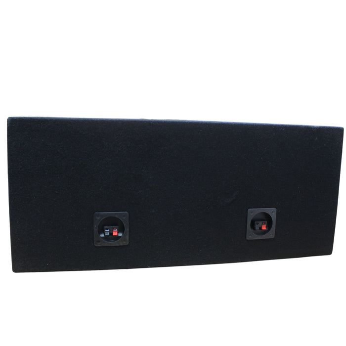 King Boxes 12" Dual Vented Carpeted Universal Subwoofer Box D12DSV