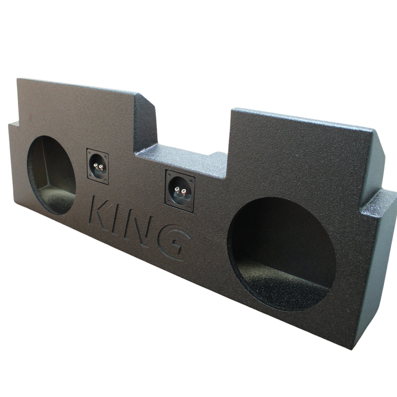 King Boxes 10" Dual Upfire Sealed Speaker Box for '19-Up Gladiator AK-JEGL-10