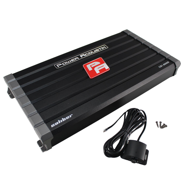 Power Acoustik 8000W Monoblock Class D Subwoofer Amplifier Bass Amp OPEN BOX