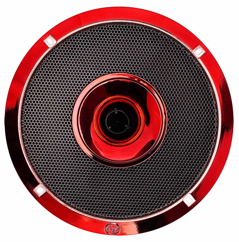 Audiopipe 8" 200W RMS 4 Ohm Red Eye Candy Compression Horn Midrange Coax Speaker