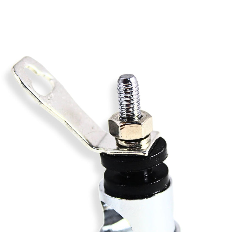 Big Jeff Audio 4Ga Tall Speaker Push Terminal Brass-Nickel Red/Black 20 Pack