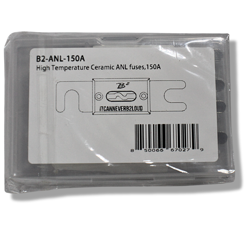 B2 Audio 150 Amp ANL High Temperature Ceramic Fuse 2x Pack