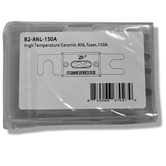 B2 Audio 150A ANL High Temperature Ceramic Fuse Pair B2-ANL-150