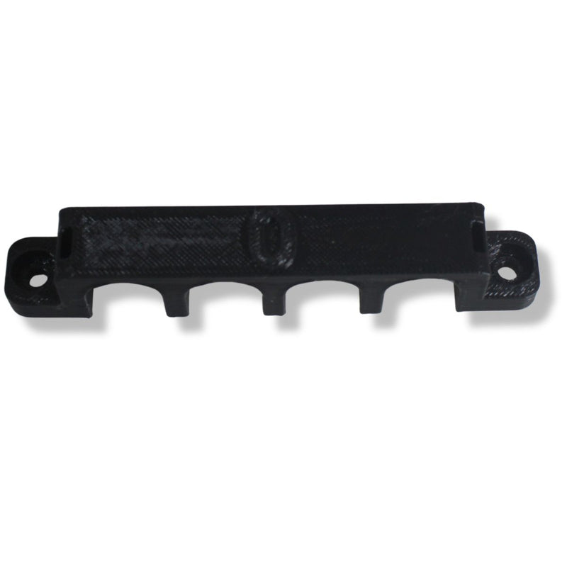 1/0 Gauge Cable Management Wire Comb Quad Slot Can Use w/ Cable Tie Red/Black