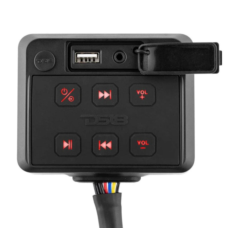 DS18 ENSBTRC-SQ Universal Marine Bluetooth Audio Receiver with Controller