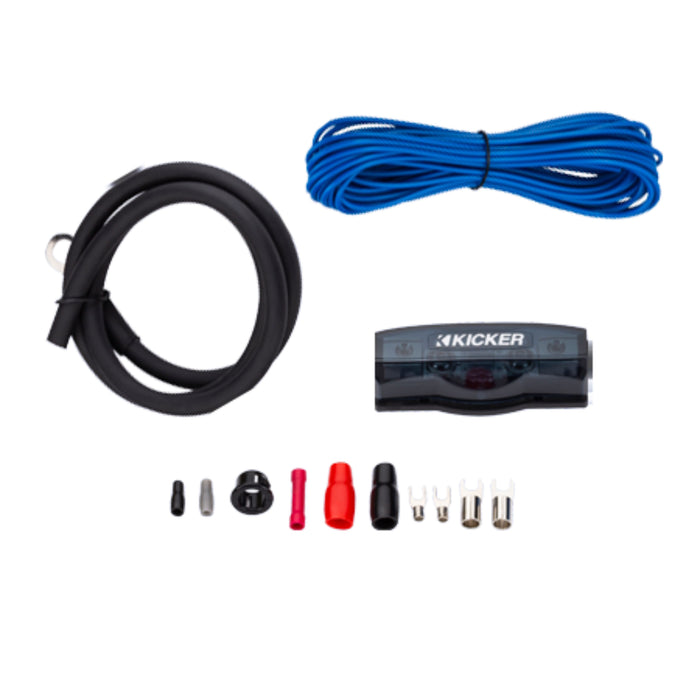 Kicker V-Series Complete 8 AWG 2 Channel Amplifier Installation Wire Kit 47VK8
