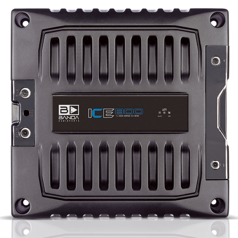 Banda ICE X Line Aluminum Brazilian 800 Watt 1-Ohm Full Range Monoblock Amplifier