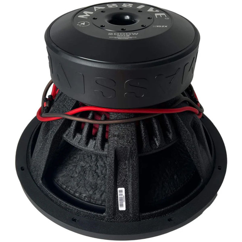 Massive Audio 15" 2000 Watt RMS 3" Dual 2-OHM Voice Coil Mega Subwoofer H152X