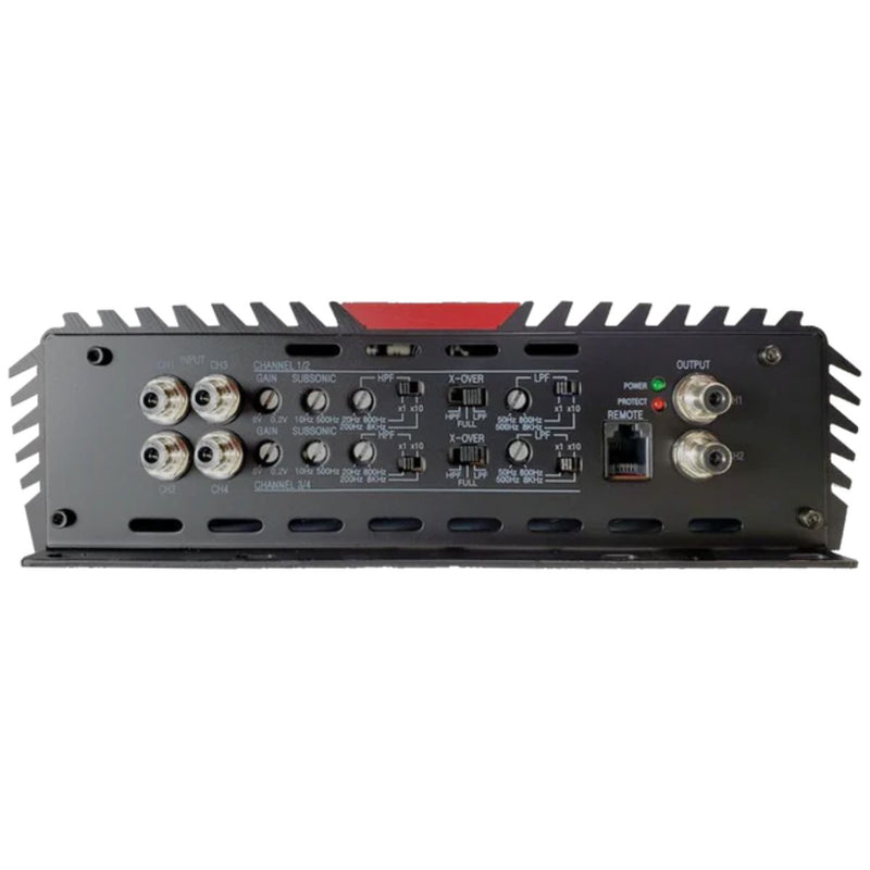 Synergy Audio WFO 8.4D 4-Ch Amplifier 250W x4 RMS High Power 0GA Inputs WFO8.4D