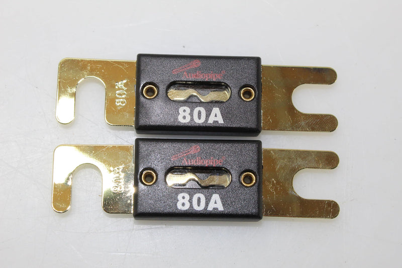Audiopipe 80 Amp 32V Gold Plated ANL Car Audio Fuses AP-ANL-80A