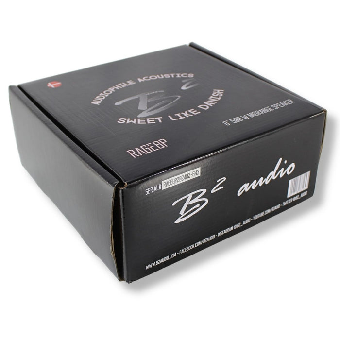 B2 Audio Pair of Rage 8" 4-Ohm 300 Watt RMS Mid-Range Speakers RAGE8P