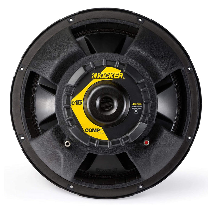 Kicker COMP Series 12" 4 Ohm SVC Subwoofer 300 Watt Peak 43C124