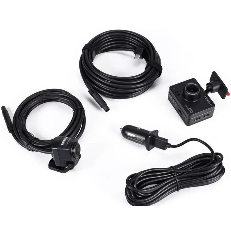 Kenwood 2K Front & Rear Dash Camera w/GPS, BT, WIFI, Motion Detection DRV-A510WDP