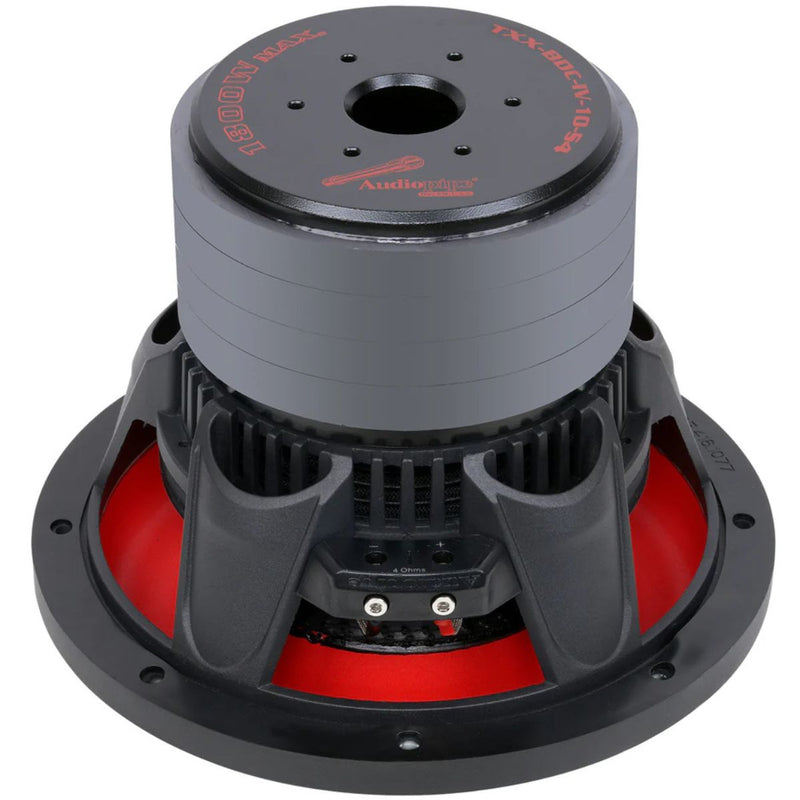 Audiopipe 10" 900 Watts RMS SVC 4-Ohm Composite Cone Subwoofer TXX-BDC-IV-10-S4
