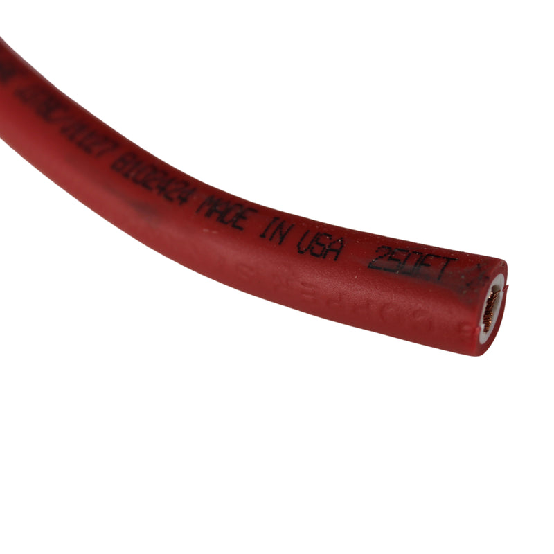 GP Car Audio 4 AWG 100% OFC Power/Ground Wire Red Lot Cut By The Foot