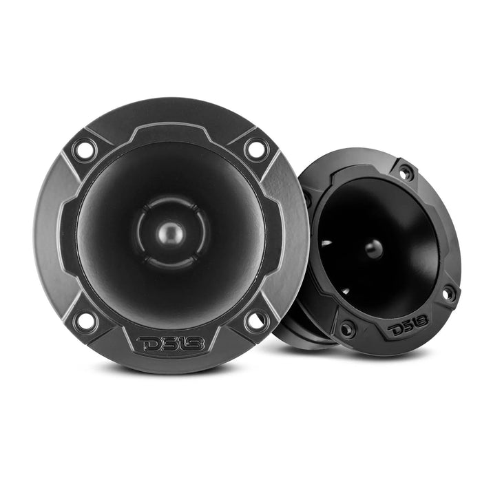 DS18 Pro Audio Package 4 x 6.5" Mid-Range Speakers, Tweeters, 1ch Amp/Wire Kit