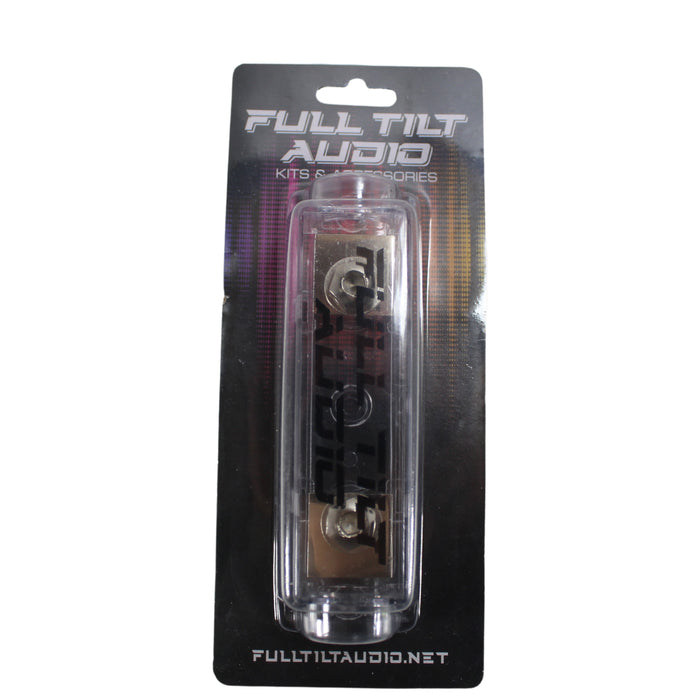 Full Tilt ANL Set Screw Silver Finish Fuse Holder – 1/0 to 4 AWG