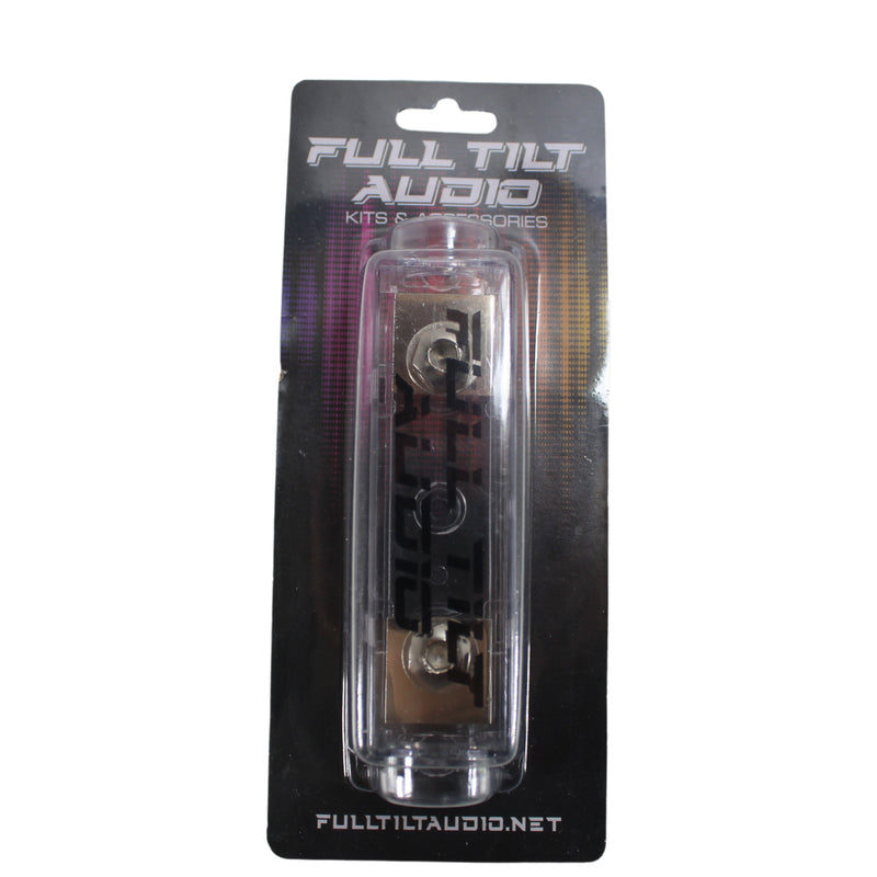 Full Tilt ANL Set Screw Silver Finish Fuse Holder – 1/0 to 4 AWG