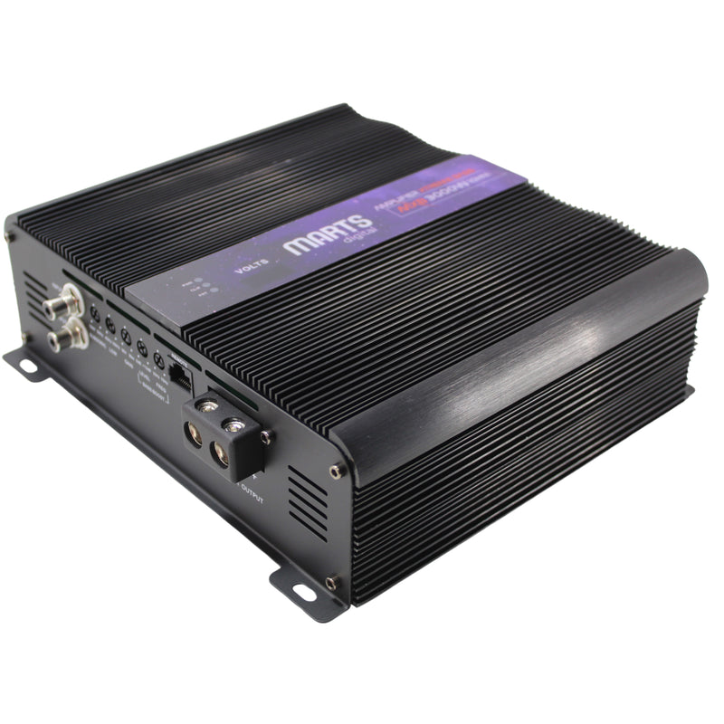 Marts Digital MXB Series Monoblock 3K Bass 1 Ohm Amplifier MXB-3000-1-V2