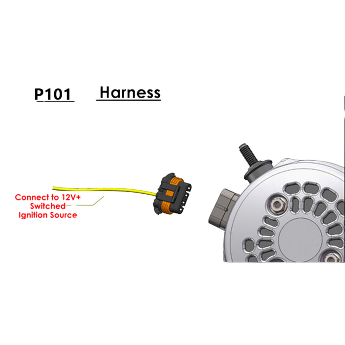 Mechman GM 4 Pin Plug Pigtail w/Excite Wire P101