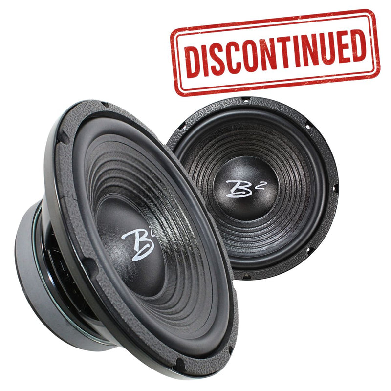 B2 Audio RAGE 12PWR 12" Midbass Speakers 6-Ohm 500W RMS Water-Resistant Pair