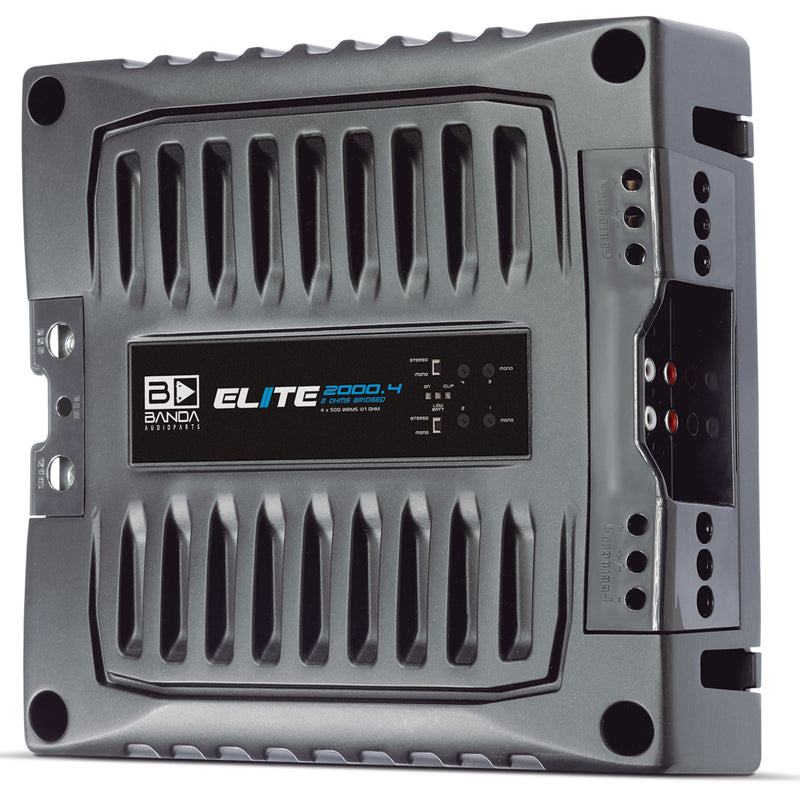 Banda ELITE Line Full Range 2000 Watt 1-Ohm 4-Channel Brazilian Amplifier
