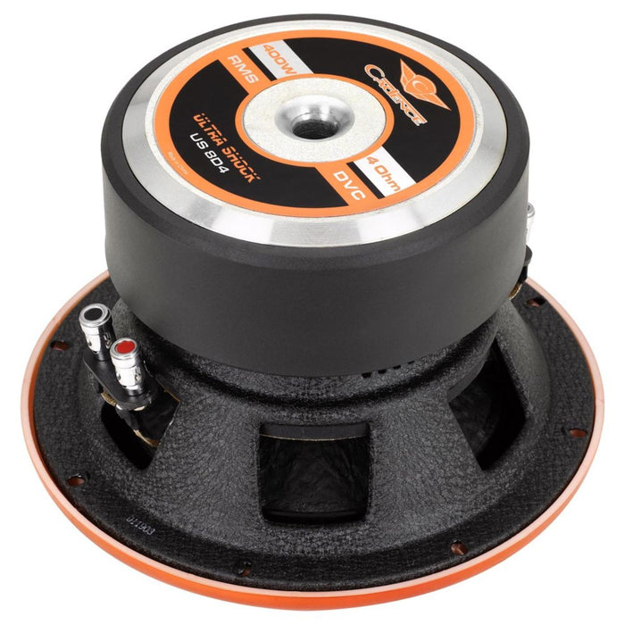 Cadence Pro Car Audio 8" 400 Watt RMS 4-Ohm Dual Voice Coil Subwoofer US8D4