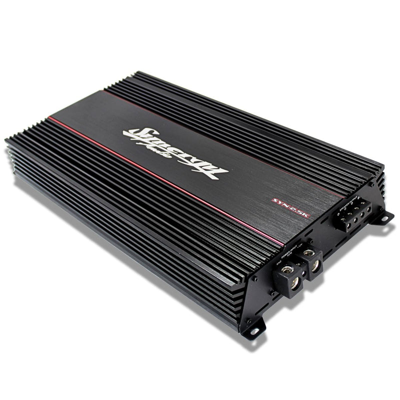 Synergy Audio SYN 2.5K Mono 2500 Watts 1Ohm Class D Vehicle Amplifier SYN2.5K