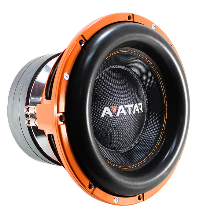 Avatar Tsunami STU-1246-D2 Orange 6000 Watts Peak 2-Ohm 12" Subwoofer OPEN BOX