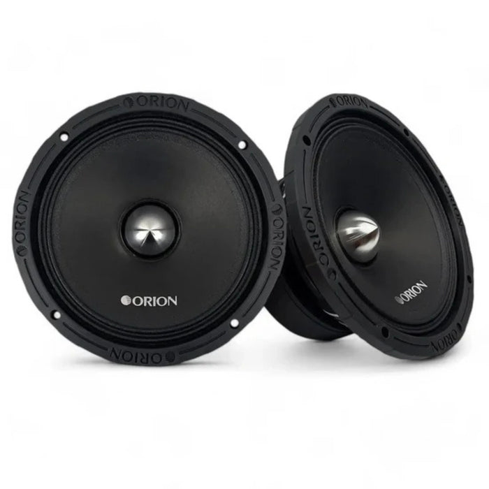 Pair of Orion 2-Ohm 400w RMS XTR Series 8" Bullet Midrange Speakers