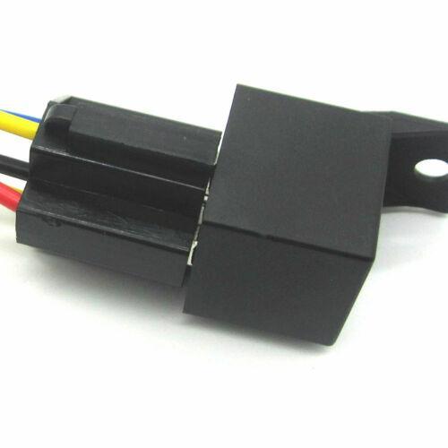 2 Pack 12V 30/40 Amp 5-Pin SPDT Automotive Relay Harness Socket Set