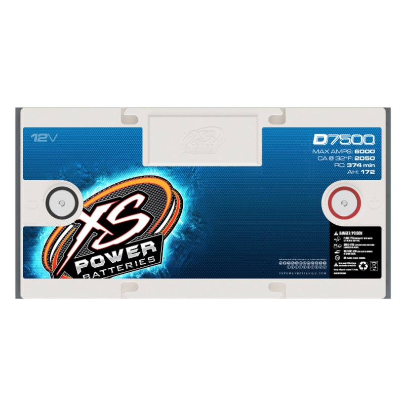 XS Power 12V BCI Group Size GC12 Starting Battery AGM 172 Amp Hours D7500