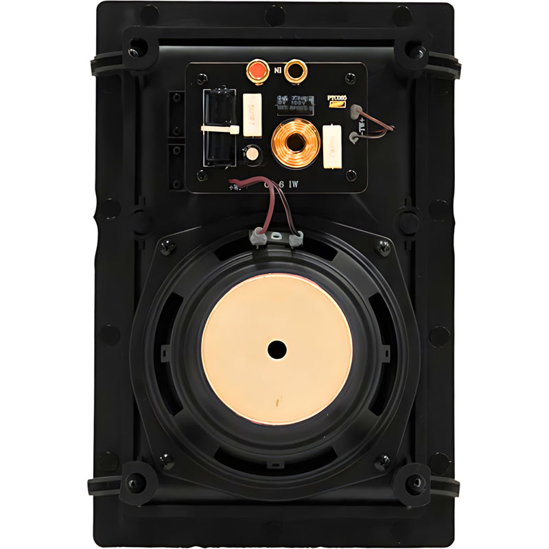 Phase Tech 6.5" In-Wall 2-Way Coaxial Speaker Home Audio 100W 8-Ohm OPEN BOX