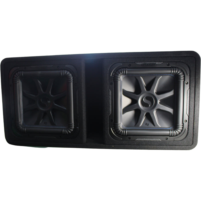 Kicker Dual Solo-Baric L7S 12" 1500W RMS 2-Ohm Subwoofers Ported Box / 44DL7S122