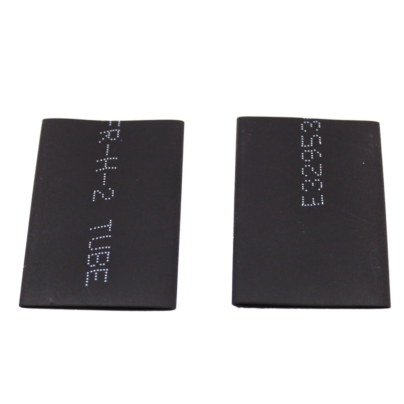 Pair of 0 Gauge 5/16 Inch Solder style Copper Ring Terminal Lugs w/ Heatshrink