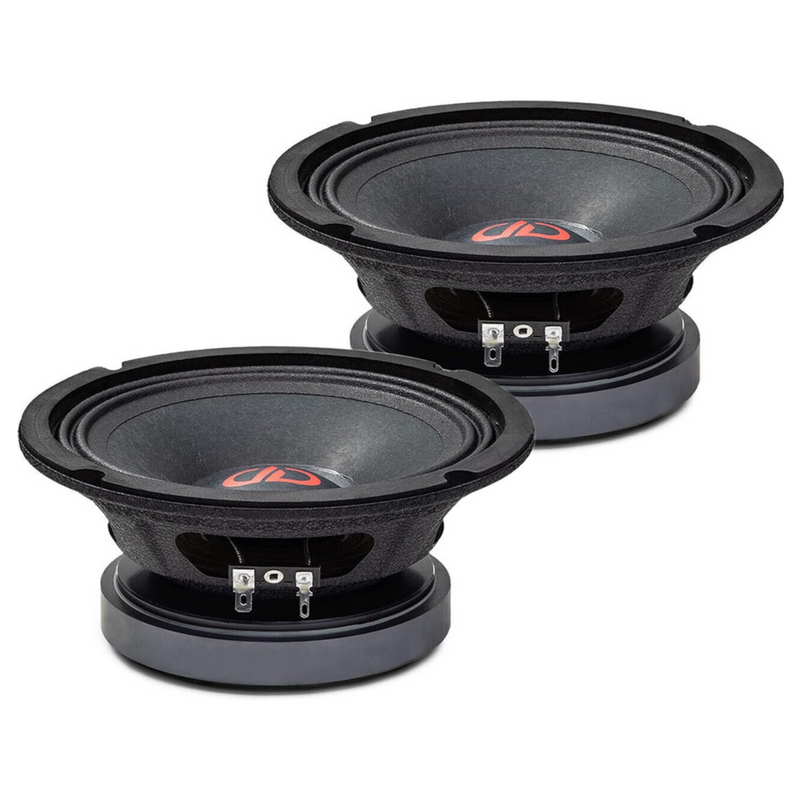 DD Audio Pair of 6.5 Inch 100 Watts RMS 2-Ohm Mid-Range Speakers VO-M6.5b-S2