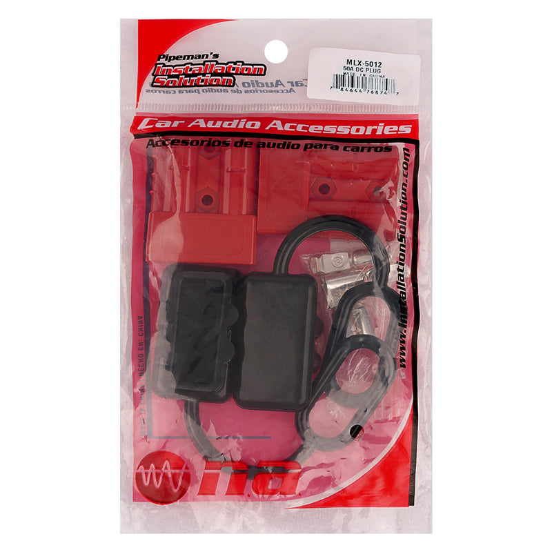 Pipemans Installation MLX 50A, 12-6 AWG Anderson Plug Wire Connector & Dust Cap