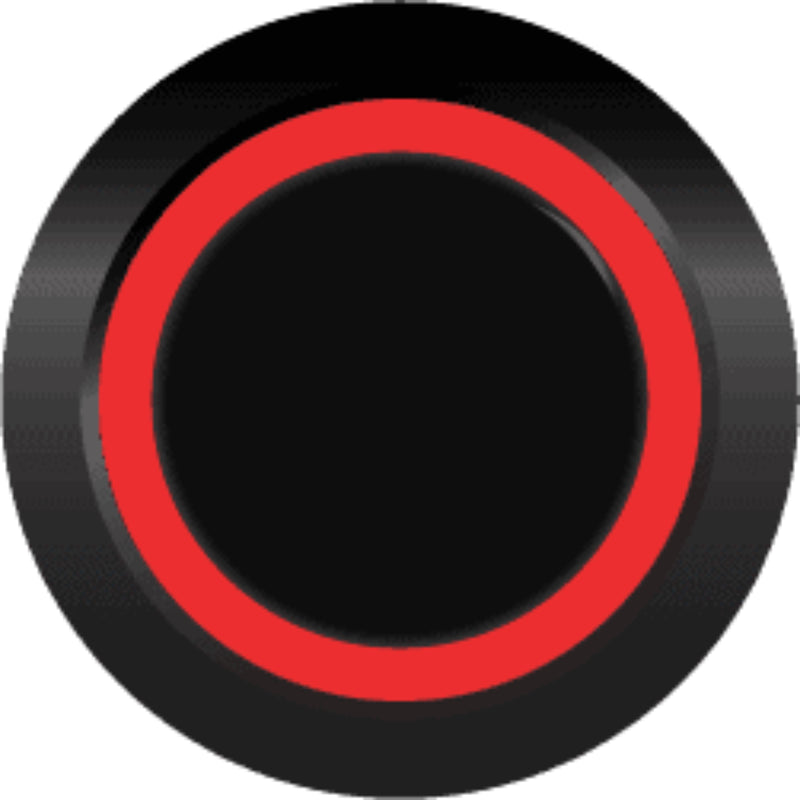 Sparked Innovations Universal Black Momentary Pushbutton Switch w/LED Light SPDT