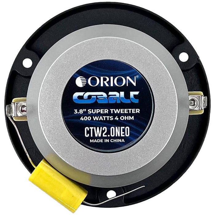 3.8" 100W RMS 4-ohm Car Audio Bullet Tweeter ORION Cobalt Series CTW2.0NEO Pair