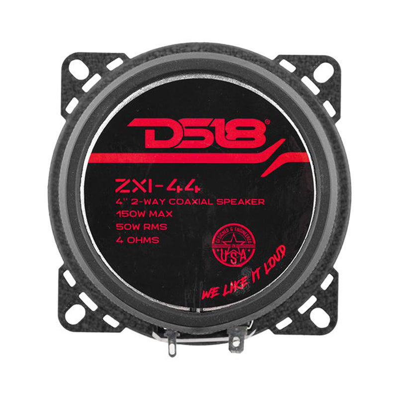 DS18 ELITE 4" Coaxial Speakers 150 Watts 4 Ohm 2-Way Pair /w Kevlar Cone ZXI-44